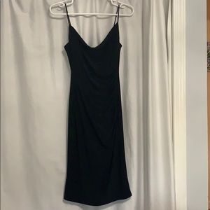 Laundry by Shelli Segal black midi dress